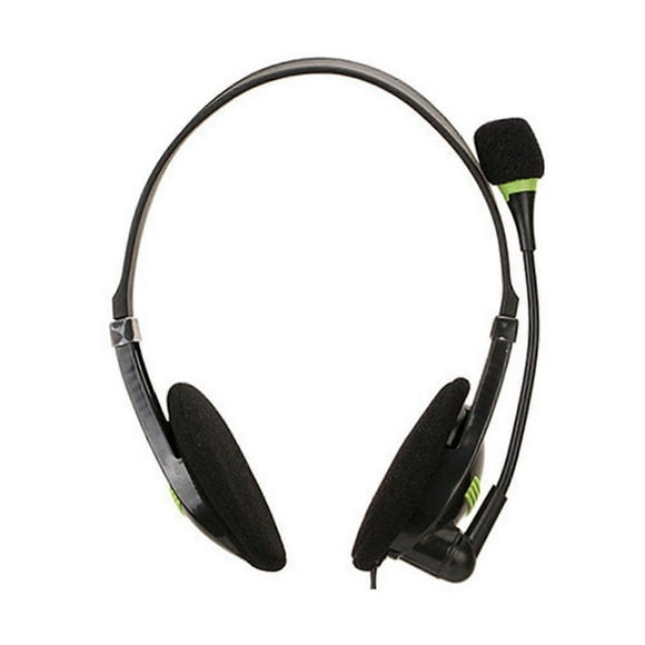 Telephone Headsets For Office Wire Control Headphones Breathable Mesh Ear Muff Computer Peripherals