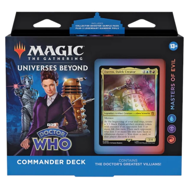 Commander Deck Magic: The Gathering: Doctor Who: Maestros del mal