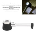 thumbnail image 4 of Handheld Magnifier Loupe, Measure Scale Magnifier Loupe 180mAh 45X Magnification Clear 3 LED Light Portable  for Reading for Travel, 4 of 7