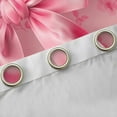 thumbnail image 4 of Manfei Girls Bow Ribbon Curtains Pack of 2 (42x84 Each), Princess Style Curtains Blackout, Pink Flower Living Room Curtains, Luxury Room Decor, 4 of 6