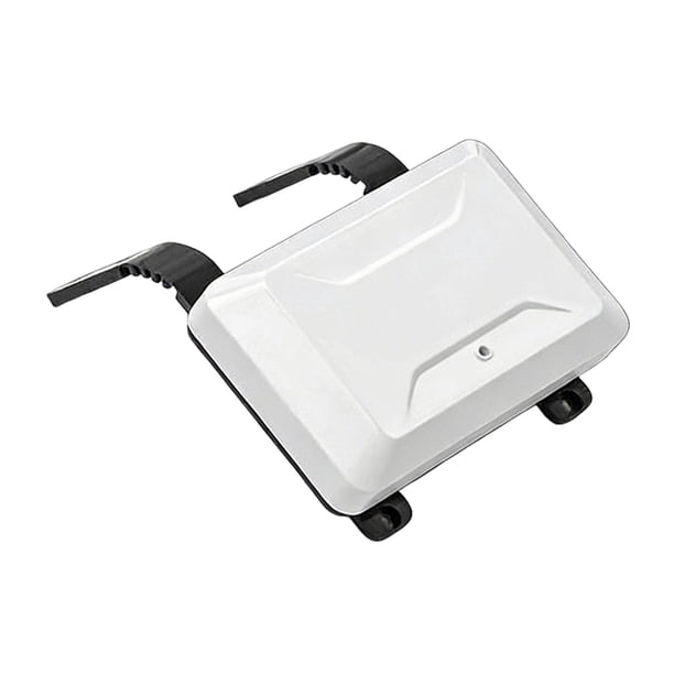Bolsa de almacenamiento para mochila escolar con ventana lateral para coche RC, simulación, fácil de transportar. blanco