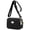 Black, variant on Ladies Crossbody Bag Multi-Pocket Shoulder Bag Waterproof Nylon Handbag Small Cellphone Purse for Women