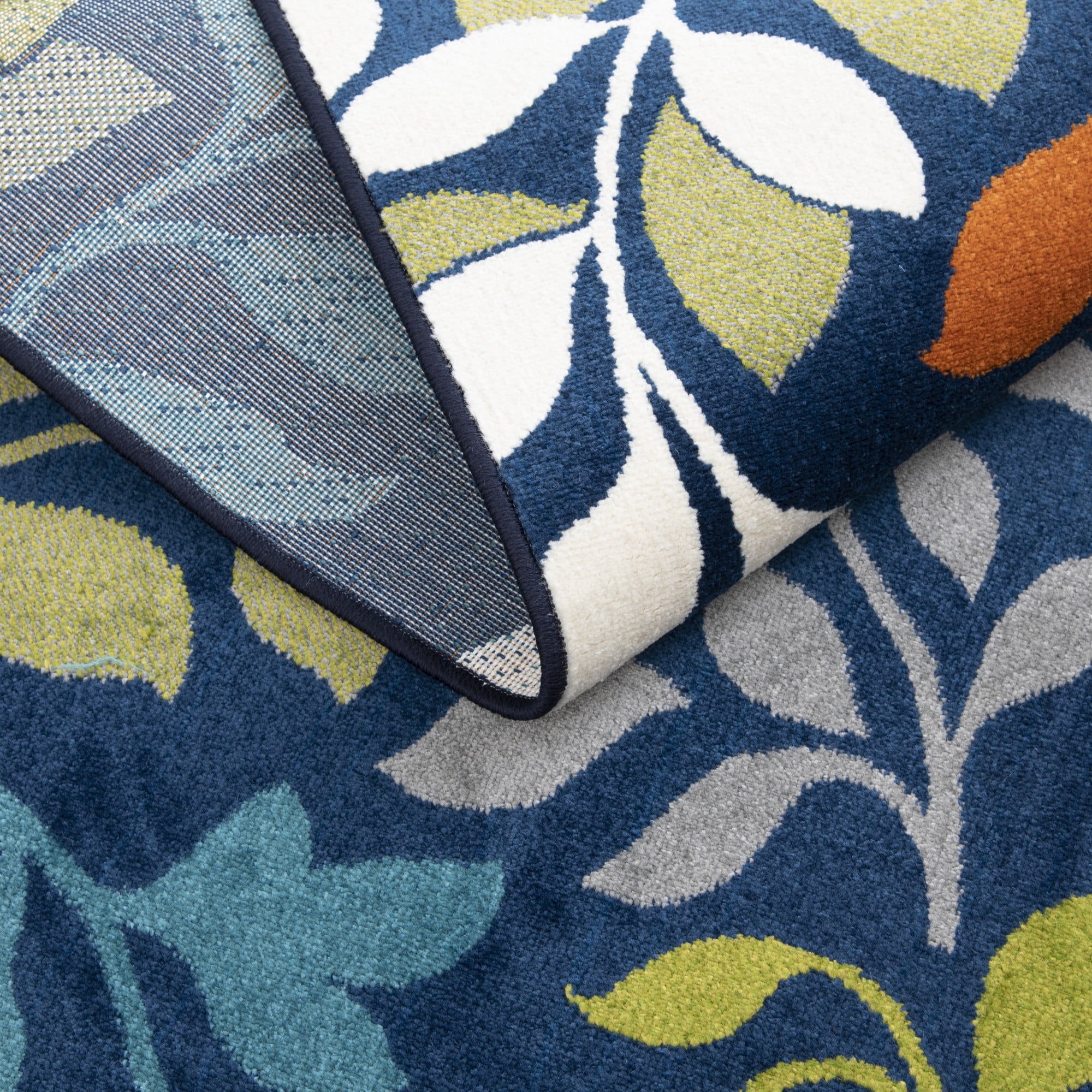 Loomaknoti Terrace Tropic Verinda 6' x 9' Floral Indoor/Outdoor Area Rug , Blue/Green