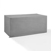 Crosley Furniture Vinyl Outdoor Dining Table Furniture Cover in Gray