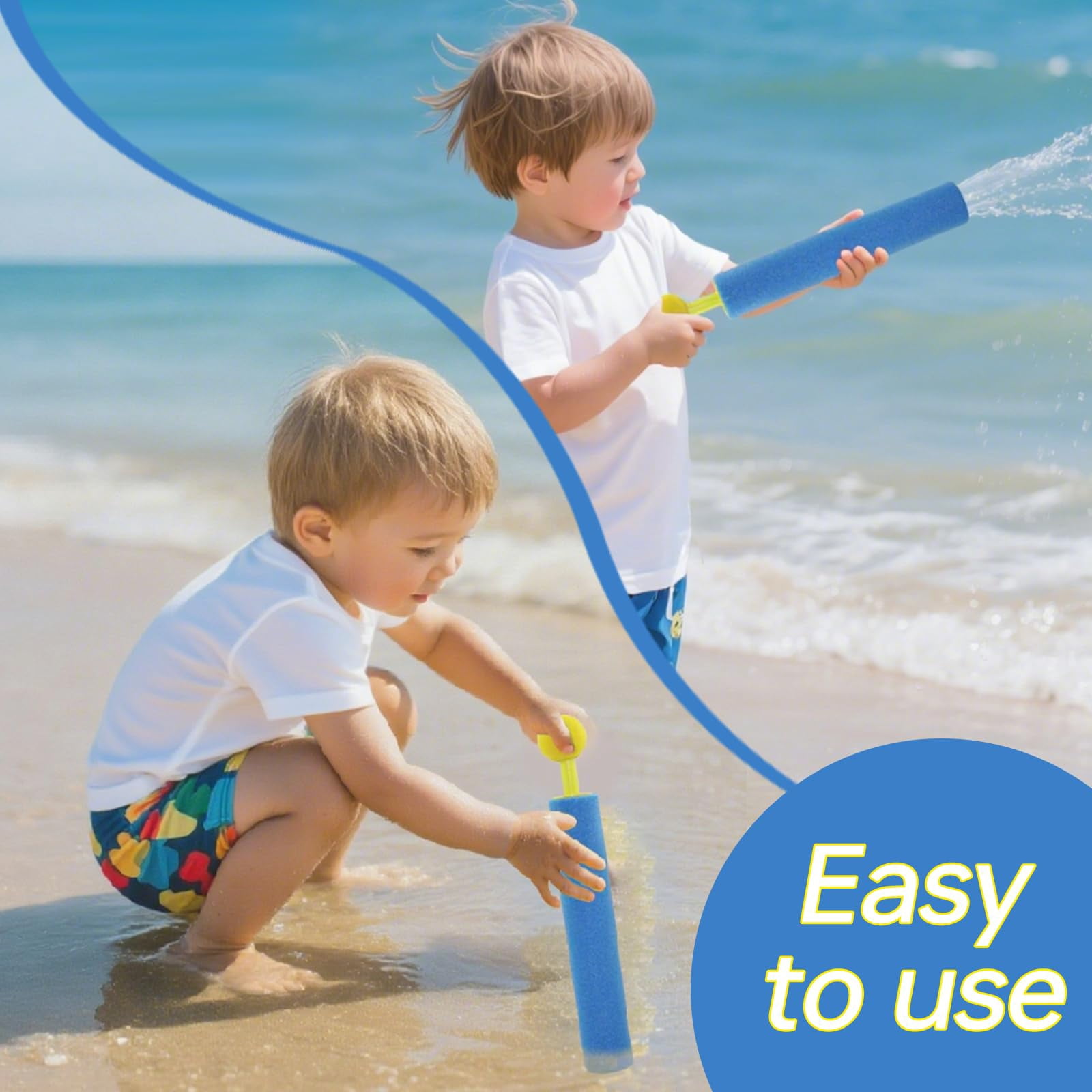 36 Water Blasters Foam Squirt Toys For Summer Outdoor Pool Backyard Beach