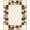 Brown, Pattern 2, variant on ODIKA 8'x10' Burgundy And Brown Geometric Abstract Washable Area Rug Bold Block Mosaic Modern Tile Panels Distressed Squares for King Size Bedroom Under Bed, Master Suite, Non-Shedding, Easy Care