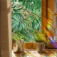 thumbnail image 3 of Ganfancp Tropical Green Palm Leaves Sunlight Dazzling Window Stickers Home Decoration Wall Stickers Electrostatic Stickers Removable Stickers Ofertas y Liquidaciones 1X Juego Completo de Adhesivos Mu, 3 of 6
