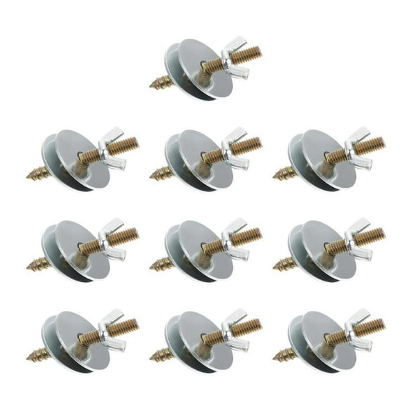10 tornillos de fijación para perchas de loros (M6 x 60) para soporte de entrenamiento de aves. Arandelas dobles