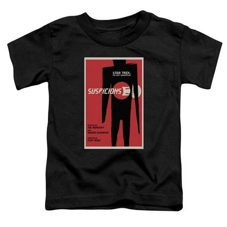 

Trevco CBS2163B-TT-1 Star Trek & Tng Season 6 Episode 22 Short Sleeve Toddler Cotton T-Shirt Black - Small - 2 Toddler