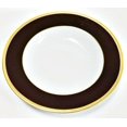 thumbnail image 2 of Haviland Limoges Laque De Chine Gold Rim - Chocolat Large Rim Soup Bowl, 9 1/4"D, 2 of 4