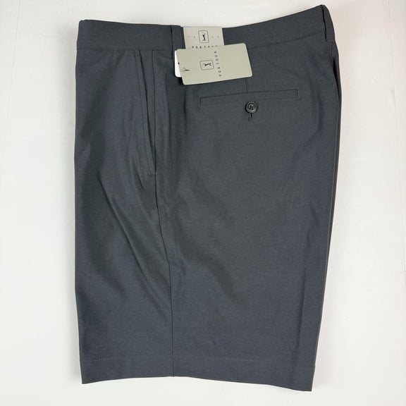 PGA TOUR Men Regular fit Golf shorts 36 / 8 Black Solid Moisture Wicking