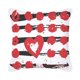 thumbnail image 1 of JINESXIAO - Funda de almohada decorativa con diseño de acuarela roja para San Valentín, regalo festivo, 45 x 45 cm (17,7 x 17,7 pulgadas), 1 of 8