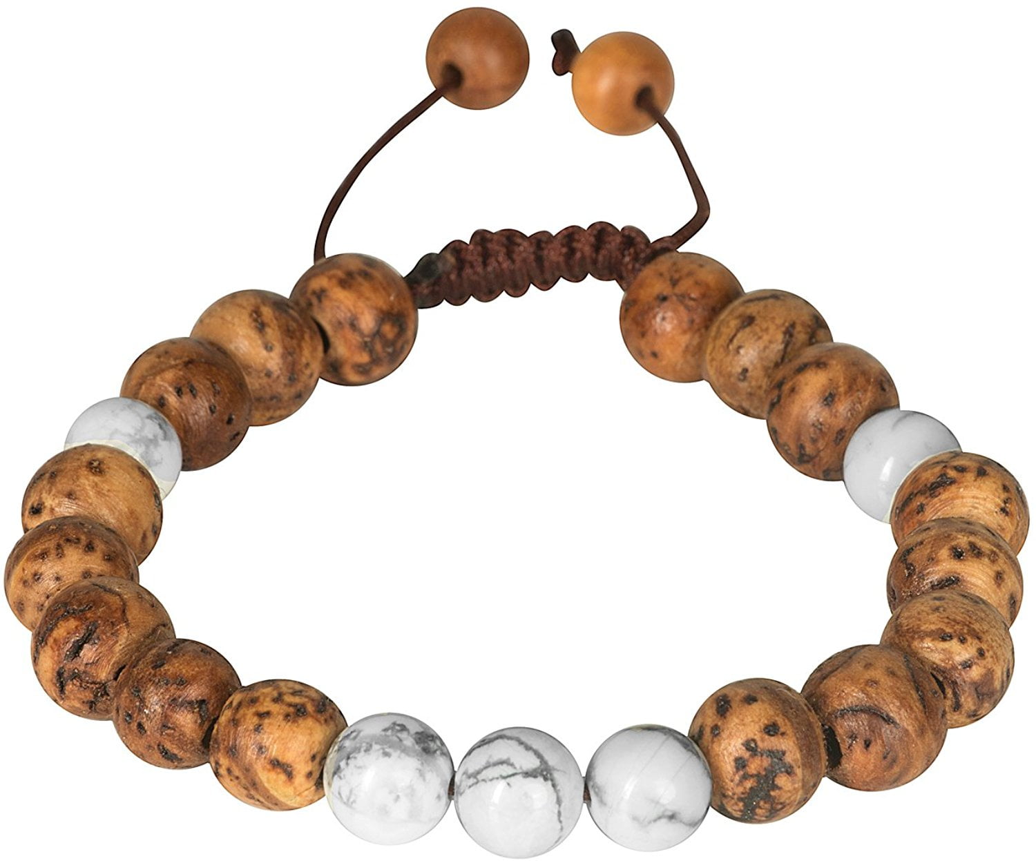 Bracelet Wood Beads Root Chakra Wooden Hip Hop Buddha Natural Fashion Men