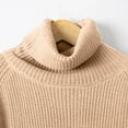 thumbnail image 6 of Women's Furry Oversized Crew Neck Pullover Sweater Mini Dress Bridesmaid Dress Golf Skirt, 6 of 7
