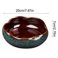 thumbnail image 2 of BINGLI Creative Bonsai Potted Flower Pot Ceramic Non-Porous Hydroponic Container Large Caliber Flow Glaze Daffodil Pot Bowl Lotus Water Lily Succulent Household Simple Ceramic Basin, 2 of 7