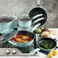 thumbnail image 6 of Kenmore Elite Andover 10 Piece Nonstick Aluminum Cookware Set in Glacier Blue, 6 of 12