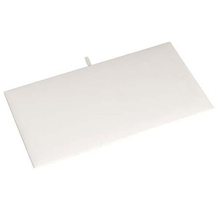 Six Luxurious White Flocked Velvet Jewelry Display Pads 14 1/8