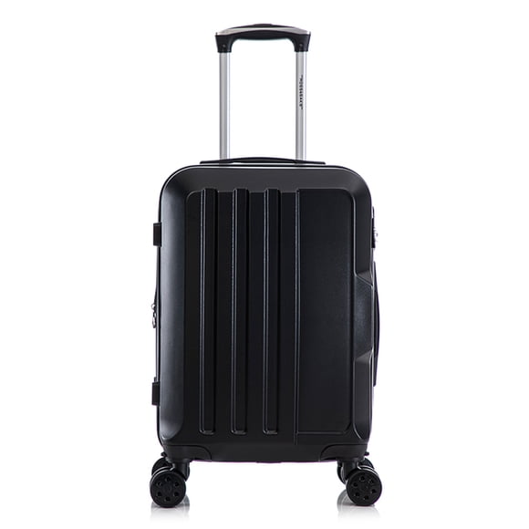 Maleta de Mano Rígida Expandible 10Kg con Ruedas 360° Ideal para Viaje y Cabina Negra