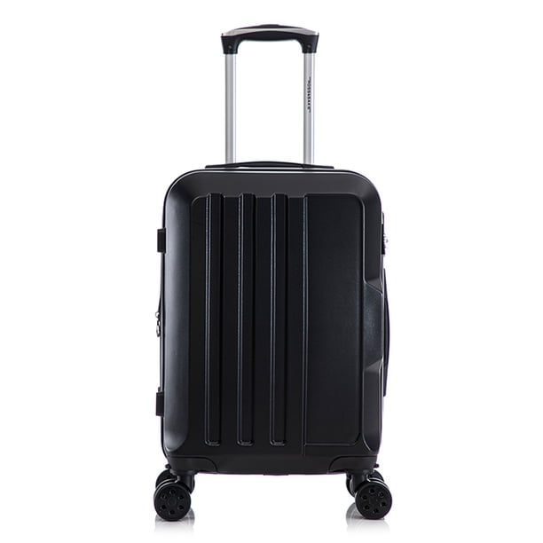 Maleta de Mano Rígida Expandible 10Kg con Ruedas 360° Ideal para Viaje y Cabina Negra