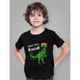 thumbnail image 5 of Tstars Boys Christmas Shirts Gift for Kids Jingle Bell Rawr Kids Birthday Gift T Shirt, 5 of 5