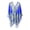 Royal Blue, variant on Women Scarf Poncho Cashew Flower Print Chiffon Vintage Anti-sun Bikini Cover Up for Beach,Pink