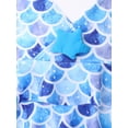 thumbnail image 6 of iEFiEL Kids Little&Big Girls Swimsuit Mermaid Scales Swimwear with Bottoms Bathing Suit, 6 of 7