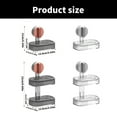 thumbnail image 3 of Bathroom Suction Cup Soap Dish Soap Holder Durable PET Box No Drilling Required, 3 of 16
