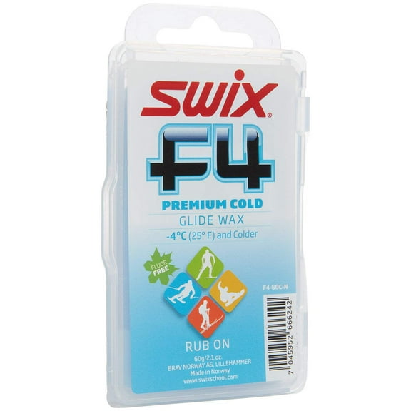 Swix F4 Cold Ski Wax - 60g