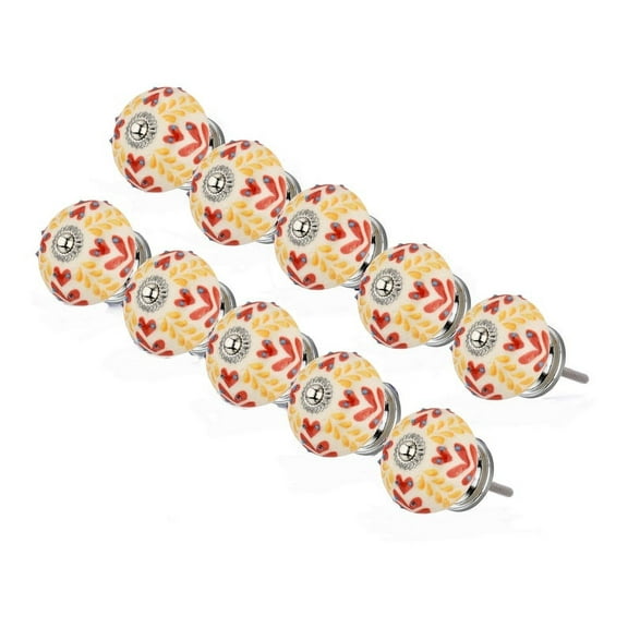 Mascot Hardware Wavy 1-4/7 In. Round Cabinet Knob - Pack of 10