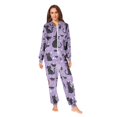 thumbnail image 2 of FORMRS Onesies Pajama for Adults Unisex Hoodie Winter Jumpsuit One Piece Sleepwear, Sizes S-2XL, Halloween Cats, 2 of 7