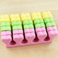 thumbnail image 3 of Trayknick 10Pcs Soft Sponge Toe Finger Separator Home Nail Art Salon Pedicure Manicure Tool, 3 of 9