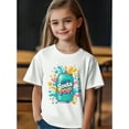 thumbnail image 1 of My Little Soda Pop Girls' K-Pop Graphic T-Shirt - Vibrant Korean anime Design With Soda Pop & Confetti Print, Soft Breathable Fabric, Short Sleeve Casual Top For Casual attire, all-Season Comfort, Pl, 1 of 8