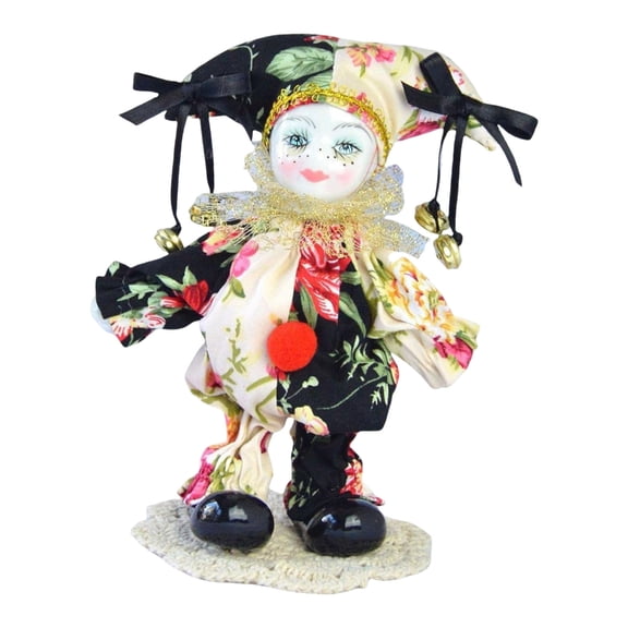 Lovely Porcelain Triangel Doll in Brocade Clothes For Valentine Gift