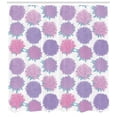 thumbnail image 3 of Ambesonne Aster Shower Curtain, Detailed Flower Pattern, 69"Wx70"L, Multicolor, 3 of 3