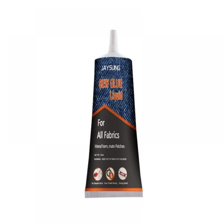 Fabric Glue, Adhesive for Leather, Fabric, Instantly Strong Adhesive for  bonding Cotton, Tents, Genuine Leather, Shoes, Drapes and Window Curtains,  Carpeting, Furniture Upholstery 