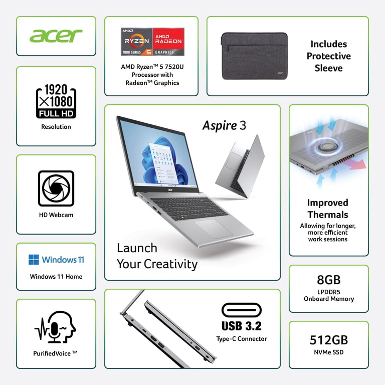 Acer Aspire 3 - 15.6