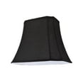 thumbnail image 2 of Aspen Creative 34046 Transitional Oblong Cut Corner Bell Spider Construction Lamp Shade in Black, 12" wide (10" x 12" x 13"), 2 of 6