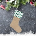 thumbnail image 6 of Christmas Stockings, Linen Burlap Christmas Stockings 17.71 Inch Large Plush Stockings, Xmas Gift Holders Holiday Decorations, 6 of 7