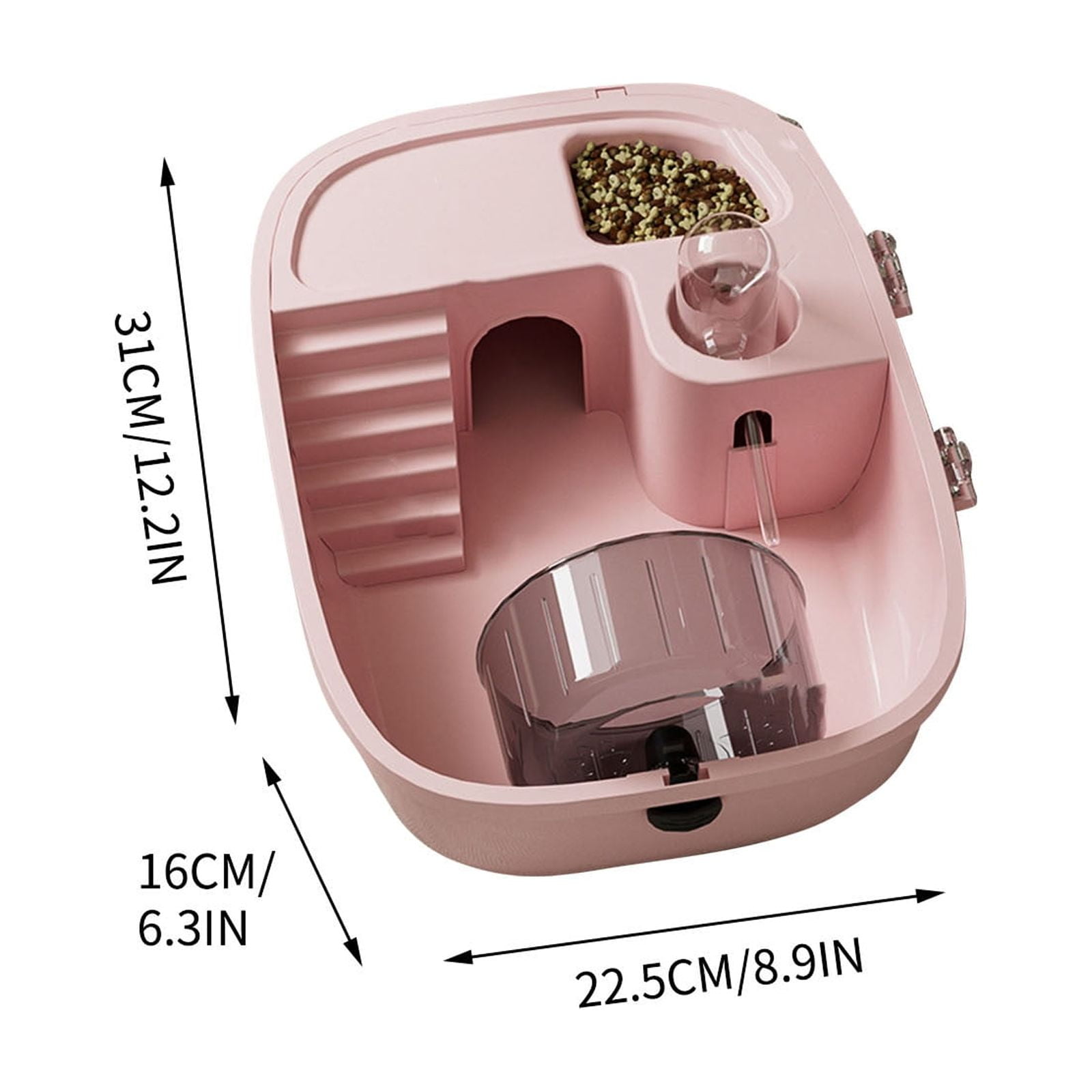 Travel Cage for Small Pets Hamster Cage Openable Top,Portable Small Pet Activity House for Indoor and Outdoor Use,Safe Rodent Home