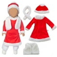 thumbnail image 1 of Fiudx Ofertas flash del día solo en línea Vestido de muñeca para niña, hermoso vestido adecuado para muñecas de 18 pulgadas, vestido de muñeca navideña, sin muñeca ni zapatos, 1 of 6