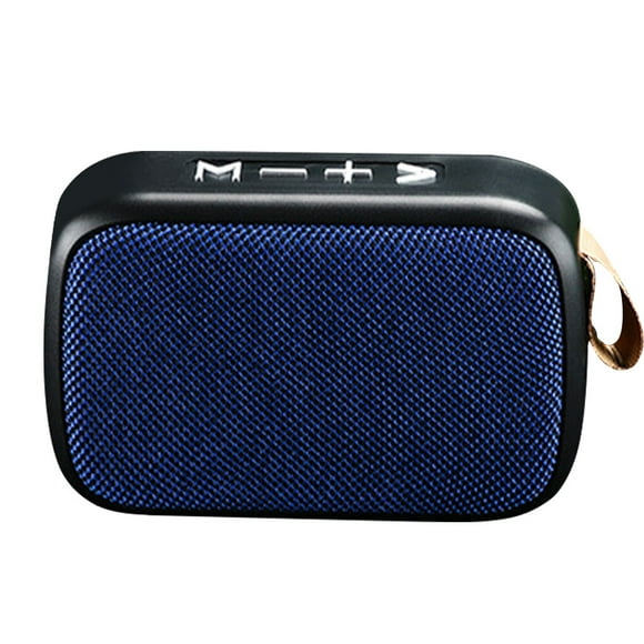 Speaker Outdoor Wireless Sound Box Handsfree Call Rechargeable Bluetooth\-compatible 4\.2 Speaker Plastic Sound Box, Black blue