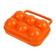 thumbnail image 4 of Porta huevos portátil para acampar, dispensador de huevos, caja protectora para el transporte de huevos Naranja, 4 of 9