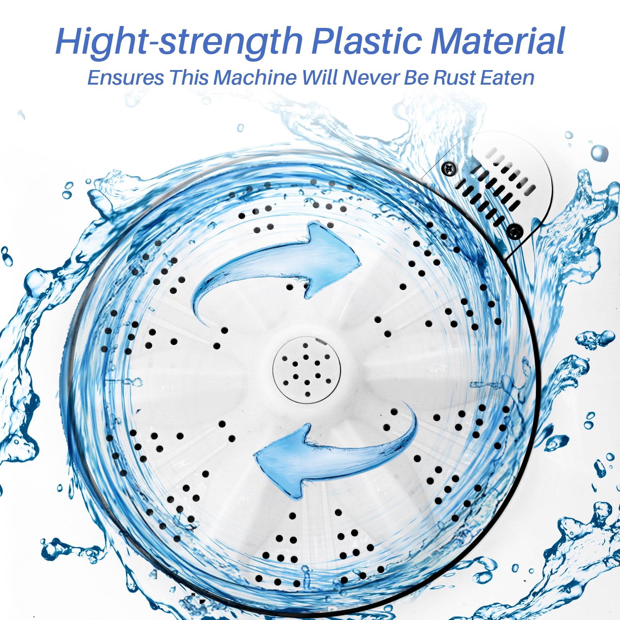 della small compact portable washing machine with spin dryer