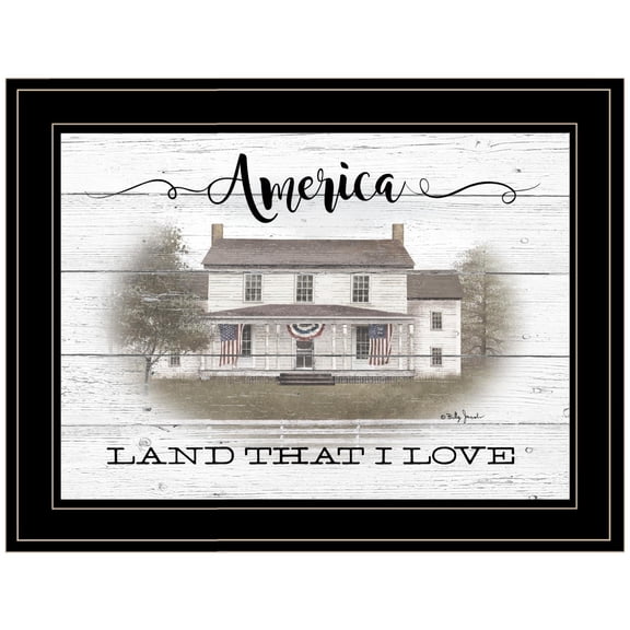 TrendyDecor4U America By Billy Jacobs Ready To Hang Framed Print BJ1203-704G