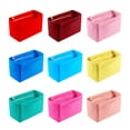 thumbnail image 3 of Seitruly Bolsas con inserción de fieltro, amplia aplicación, práctica y práctica, bolsa de cosméticos de viaje bien organizada, rosa rojo L Type3 NO3, 3 of 6
