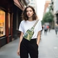 thumbnail image 4 of FORMRS Womens Crossbody Sling Bag Travel Daypack Shoulder Chest Backpack, Art Garden Scene, 4 of 7