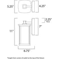 thumbnail image 2 of Maxim Lighting - One Light Outdoor Wall Lantern - Outdoor Wall Mount -, 2 of 2