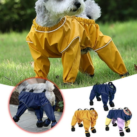 Dog Suspender Booties Dog Boot Leggings Slip Pooch Dog Shoes Adjustable Suspender Boots For Dogs Winter Snow Rain Hiking Protector  Size L