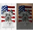 thumbnail image 2 of Chinese Crested with American Flag Ceramic Night Light, 2 of 2