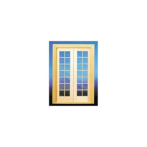 Handley House Dollhouse Miniature Double French Doors For Interior